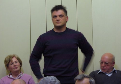Predesnik Mengeške godbe g. Dejan Kovač